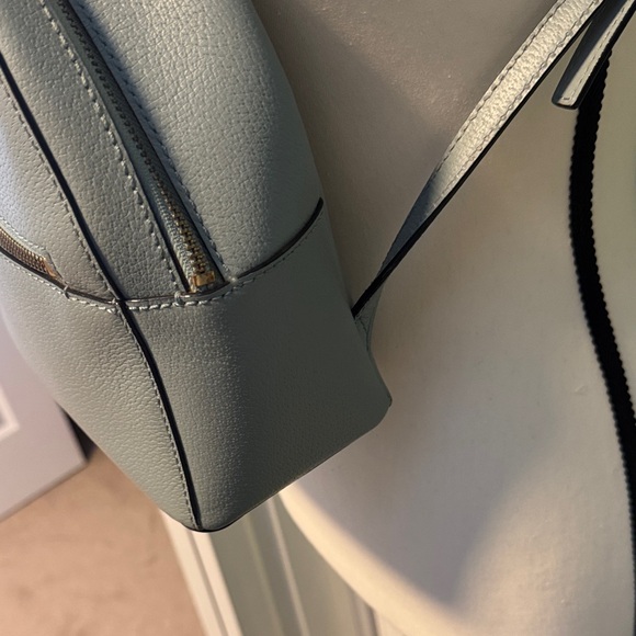*SOLD* Kate Spade Light Blue Leather Mini Backpack - Picture 4 of 9